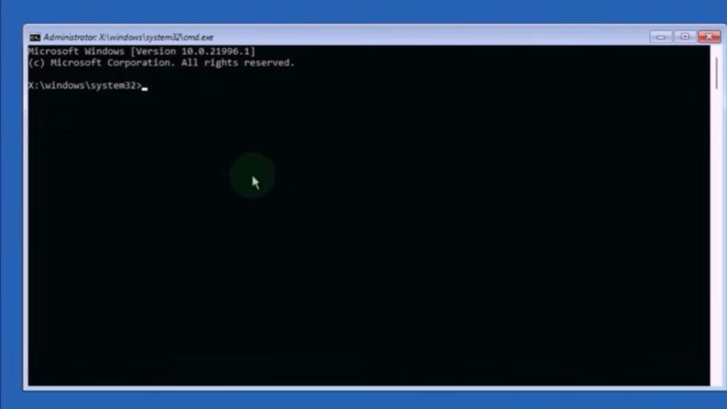 Command Prompt Window