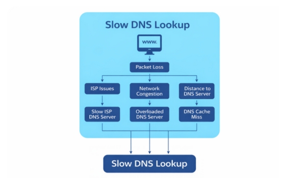 การค้นหา DNS ช้า
