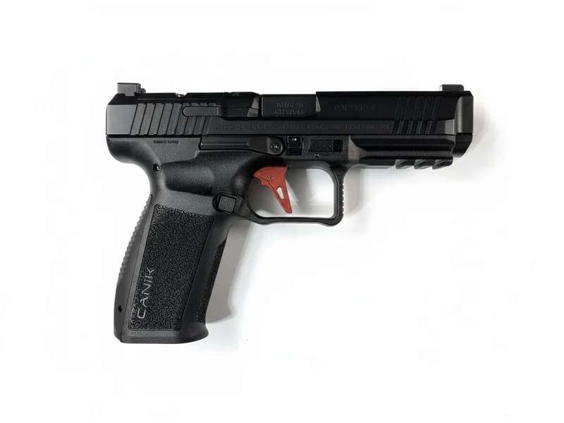Canik FRT product photo, billet aluminum drop-in design with Cerakote finish