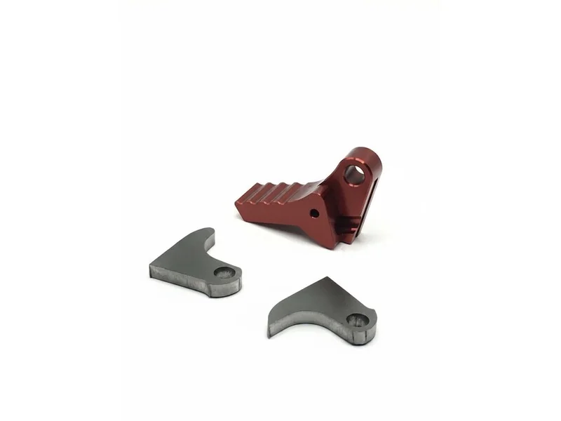 Red Cerakote variant of the same Glock-marketed FRT trigger shoe kit