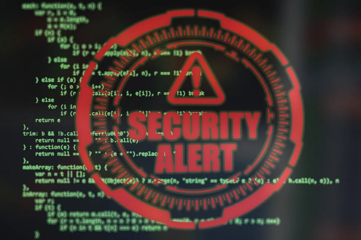 Security warning on a monitor — is 9animetv safe?
