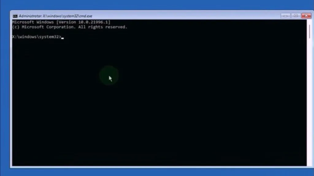Command Prompt Window