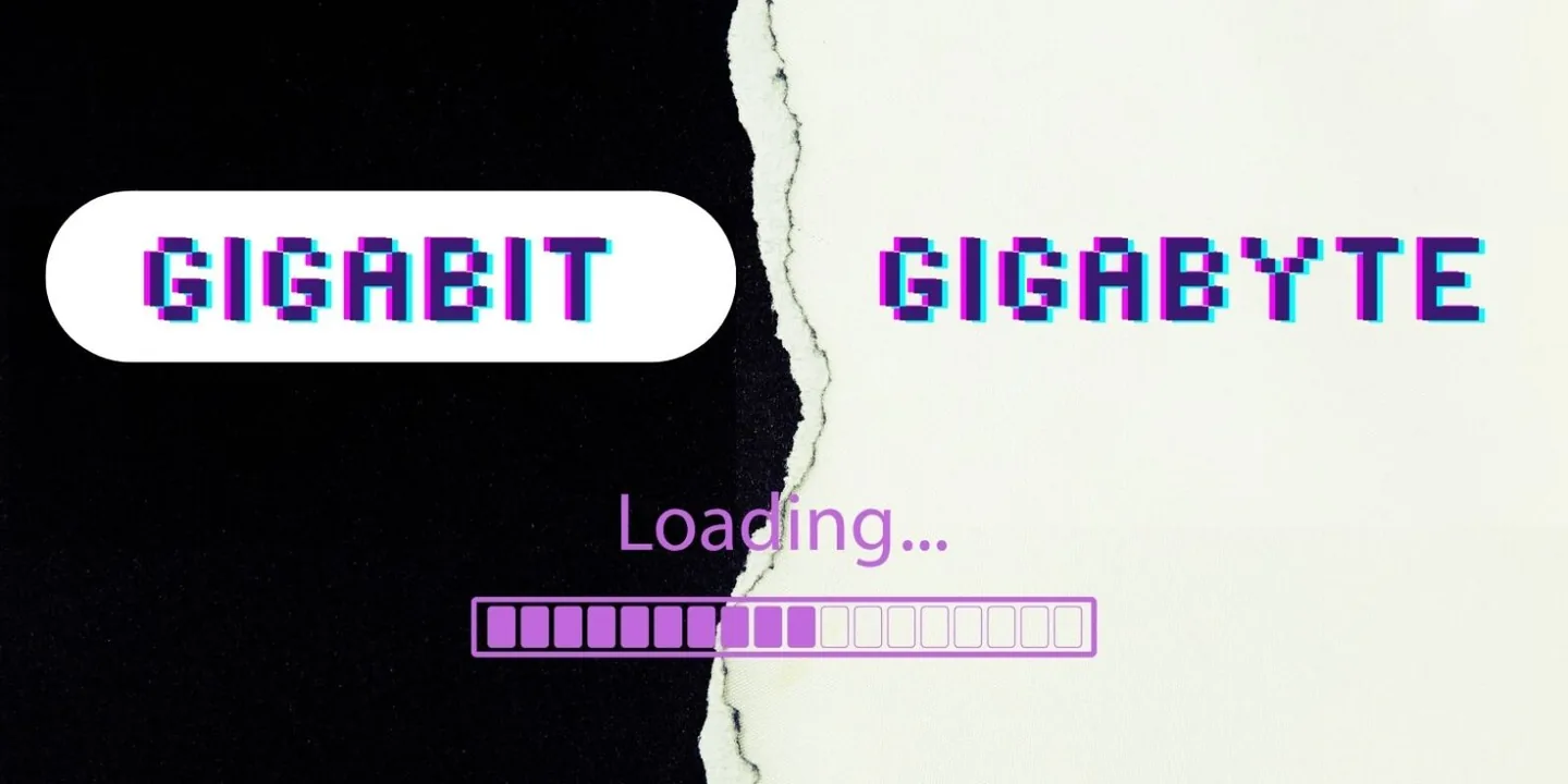 Gigabit vs Gigabyte. What's the difference?