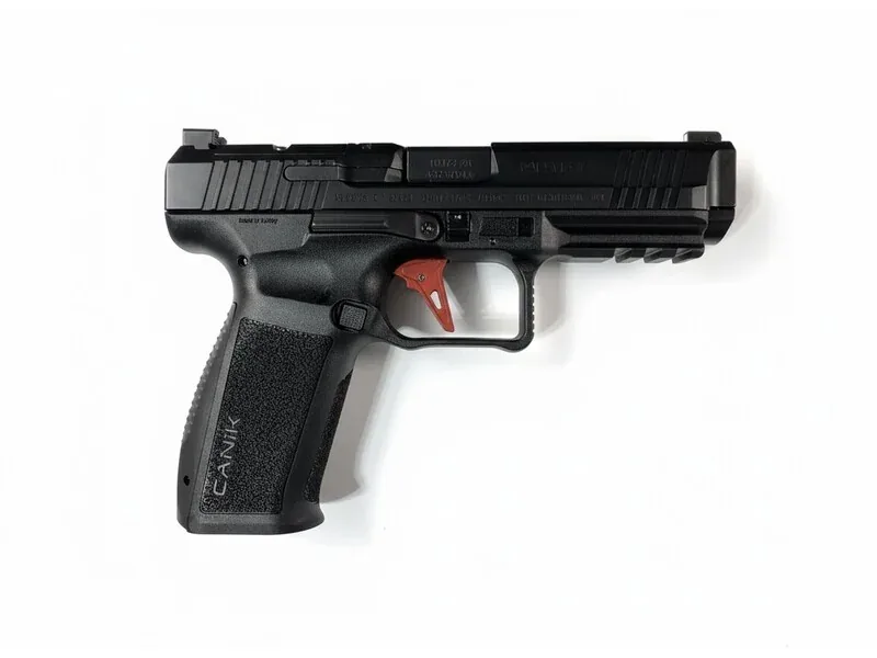 Canik FRT product photo, billet aluminum drop-in design with Cerakote finish