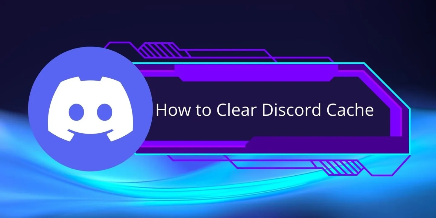 Discord logo displayed along a the title: " how to clear discord cache"