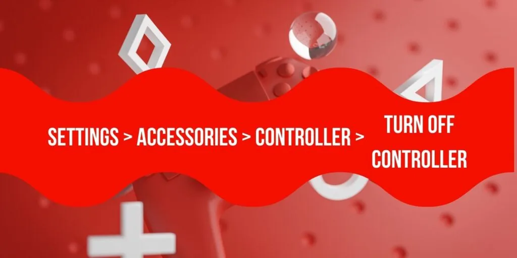 Turning off the PS5 console and using another controller to navigate to the Settings menu. From
